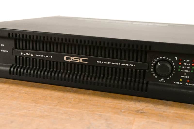 QSC PL340 Powerlight 3 Series 2-Channel Power Amplifier CG01043