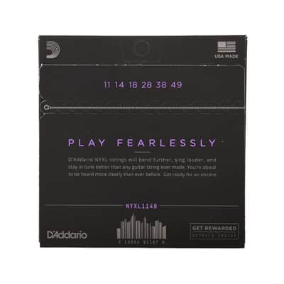 D'Addario NYXL Electric Guitar Strings Medium 11-49 image 2