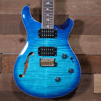 NEW! PRS SE Custom 24 Semi-hollow Piezo Lake Blue image 1