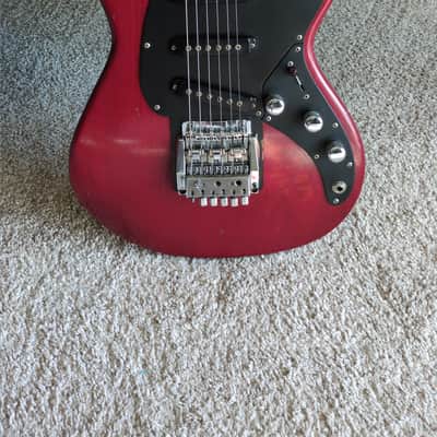 Vintage USA 1982 G&L Early S500 with 1984 Skyhawk neck in Transparent Red image 2