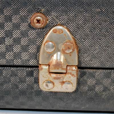 Ampeg or Burns Guitar Case • 1960's • Blue Diamond Tolex image 7