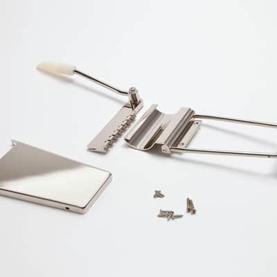 BRAND NEW German Made Best Quality Göldo Maestro Long Vibrola Tremolo Tailpiece Nickel, for Gibson & Epiphone SG, ES & Firebird Guitars image 3