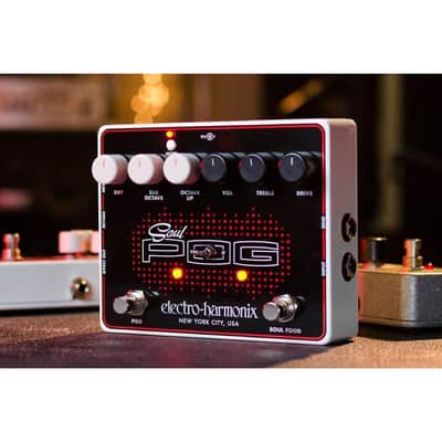 Electro-Harmonix Soul POG Multi-Effects Guitar Pedal with Soul Food Overdrive, Nano POG Polyphonic Octave Generator, and Built-In FX Loop image 2