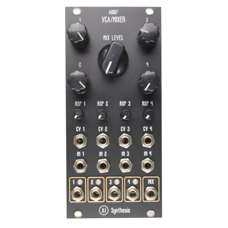 AI Synthesis AI007 Quad VCA Built with Warranty Black image 1