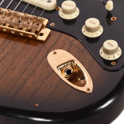 Fender Custom Shop '50s Roasted Stratocaster Journeyman Relic Black Burst Master Built by Kyle McMillin w/Roasted Birdseye Maple Neck (Serial #R138290) image 11