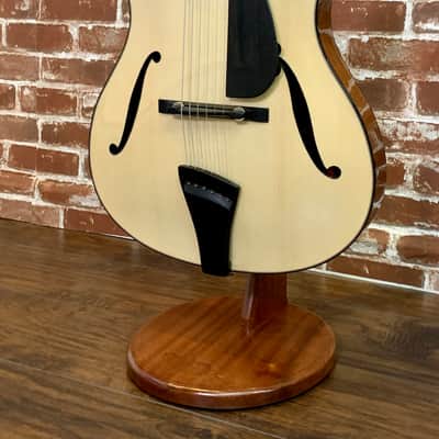 Timothy Bram Mahogany Thin Line Tribute Archtop Model # 15, near Mint condition, 14 1/2" Lower Bout Natural image 6