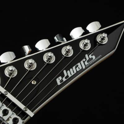 ESP EDWARDS E-ALEXI SAWTOOTH w/ESP GB-30V -Black with White Pin Stripe- #ED8982253 2025 [Made in Japan][Children of Bodom Alexi Laiho] image 5