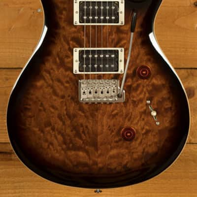 PRS SE Custom | Custom 24 Quilt - Black Gold Sunburst image 10