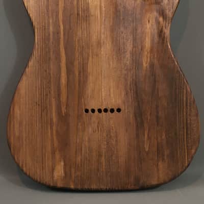 Lefty Custom Fully Chambered Natural American Pine Relic Tele Guitar Body 3.8lb image 3