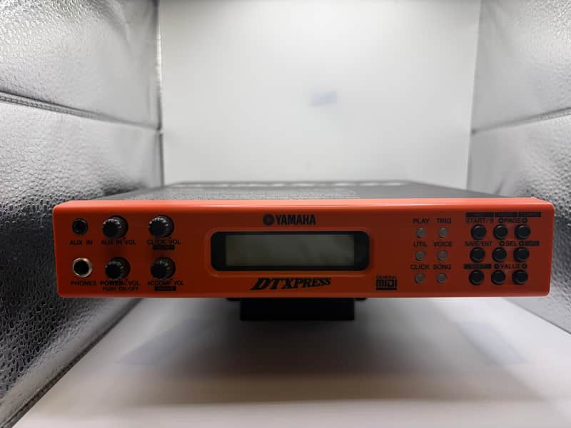 Yamaha DTXPRESS 1990s - Black and orange image 1