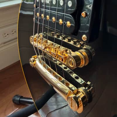 2014 Epiphone Les Paul Custom Classic - Ebony Black image 5