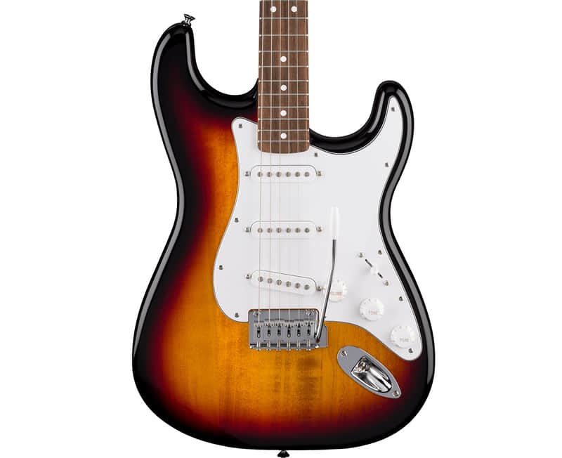 Fender Standard Stratocaster Electric Guitar in 3-Tone Sunburst image 1