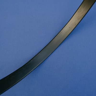 Sonor Teardrop Bass Drum Hoop 20" Black and Gold Stripe Vintage image 9