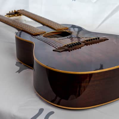 Daion THE '80W Doubleneck (6/12 String) Acoustic Early 1980s - Serial 103471 image 15