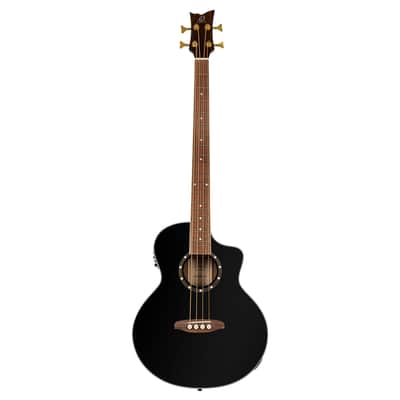 Ortega D8CE-4 Deep Series 8 Spruce Top Mahogany Neck Medium Scale 4-String Acoustic-Electric Bass Guitar image 3