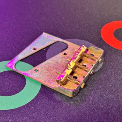 Fender Telecaster Bridge - Brass Saddles - Relic image 4