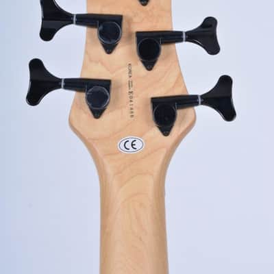 Dean Sledgehammer 5 string bass 2000's Natural Ash image 5