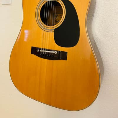 Hohner HG-06 Dreadnought Acoustic Guitar Made By Morris MIJ 1970’s - Gloss Natural image 10