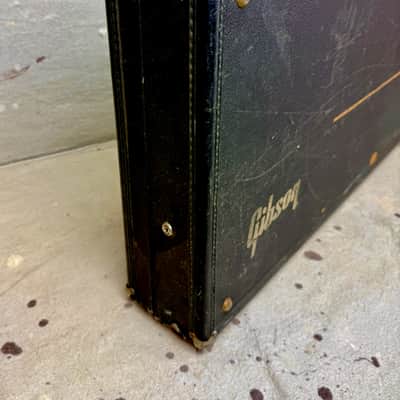 1960's Gibson Square-Rectangle Les Paul Case Yellow-Gold Interior 1968-1969-1970 Vintage image 11