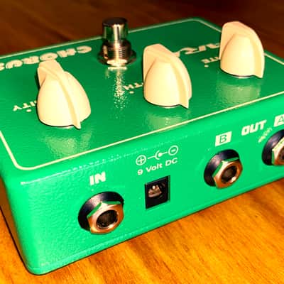 Chorus Pedal Aria Heritage Series Vibrant Green Lush Modulation! Modern Reissue! image 3
