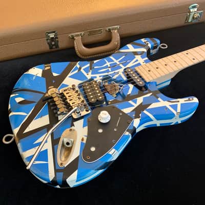 MEAN STREET Custom Blue Van Halen Frankenstrat | Tom Anderson