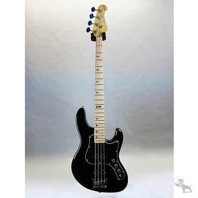 FGN EMJ-ASH-M/BK Expert Series Might Jazz Electric Bass Maple Fretboard Black Finish image 1