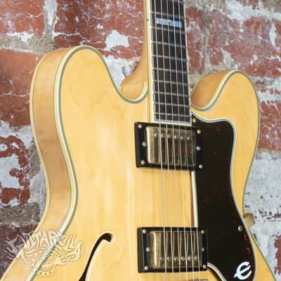 Epiphone Sheraton II 1993 Natural Samick Korea MIK image 3