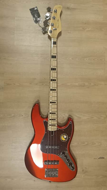 Marcus Miller V7 Vintage Swamp Ash 4 BMR - Bright Metallic Red image 1