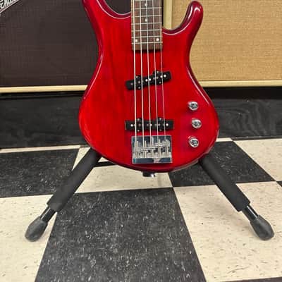 Arbor 5 string bass Red Jazz style image 4