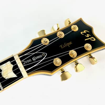 ESP Eclipse I "Iron Cross James Hetfield Signature" 2005 Vintage Black image 2