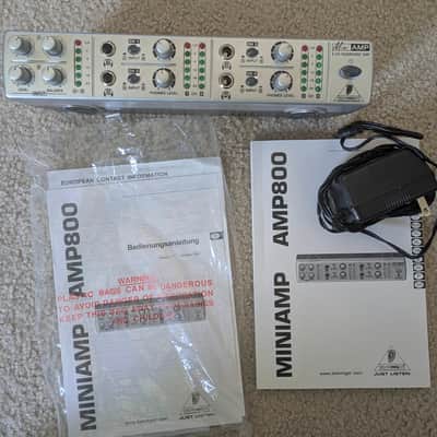 Behringer MiniAmp AMP800 4-Channel Stereo Headphone Amplifier 2001 - Present - Standard image 3