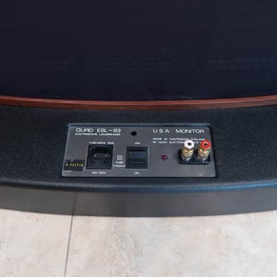 QUAD ESL-63 USA Monitor electrostatic speakers, professionally rebuilt, mint. image 4