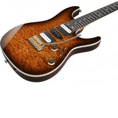 Ibanez AZ47P1QM-BIB Black Ice Burst image 2
