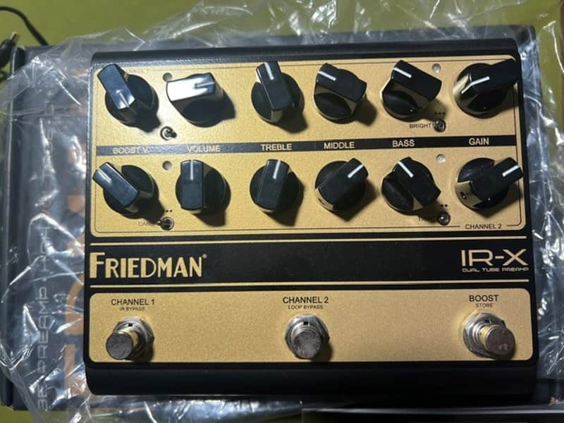 Friedman IR-X Dual Tube Preamp 2023 - Present - Gold / Black image 1