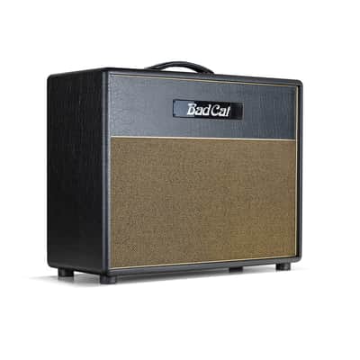 Bad Cat Black Cat 1x12" Guitar Speaker Cabinet - Black with Gold Weave Grille image 2