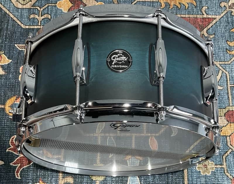 Gretsch Renown 6.5X14” Satin Antique Blue Burst Snare Drum