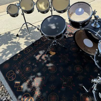 HUGE DW Design Drum Kit w/ Hardware image 7