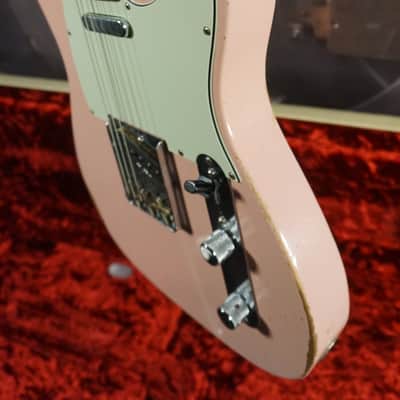 2019 Fender Custom Shop Limited Edition NAMM ‘63 Telecaster Relic Shell Pink Matching Headstock | 1-of-1 Custom Color Spec image 10