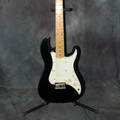 1983 Fender Made in Japan Squire Bullet Black Hard Tail Pro Setup Fender Gigbag image 1
