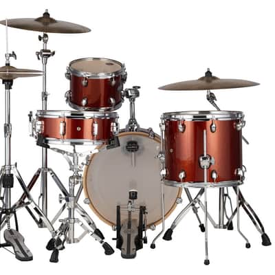 Mapex Mars Birch 4-Piece Bop Shell Pack - Blood Orange Sparkle (MA486SOR) image 5