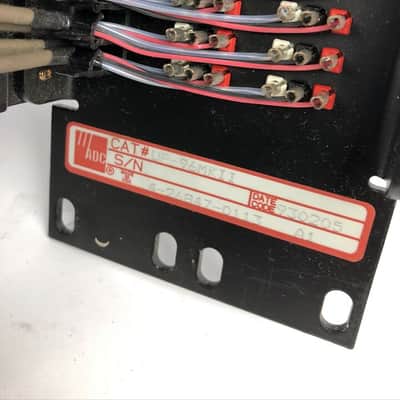 ADC 96 Bantam TT patchbay connected to ADC UP-96NMKII PPC RACKMOUNT PATCHBAY 2 image 8