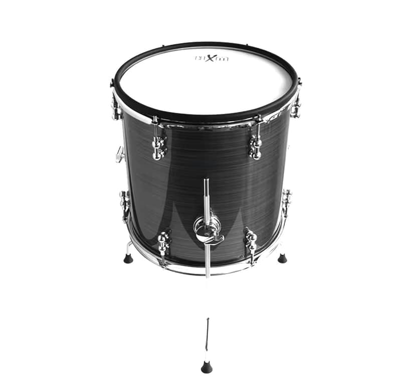 HXM 14 x 14” Brushed Silver Floor Tom for Roland Alesis Kit VAD image 1