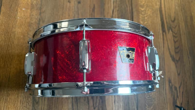 Majestic MIJ Snare Drum 60’s-70’s - Red image 1