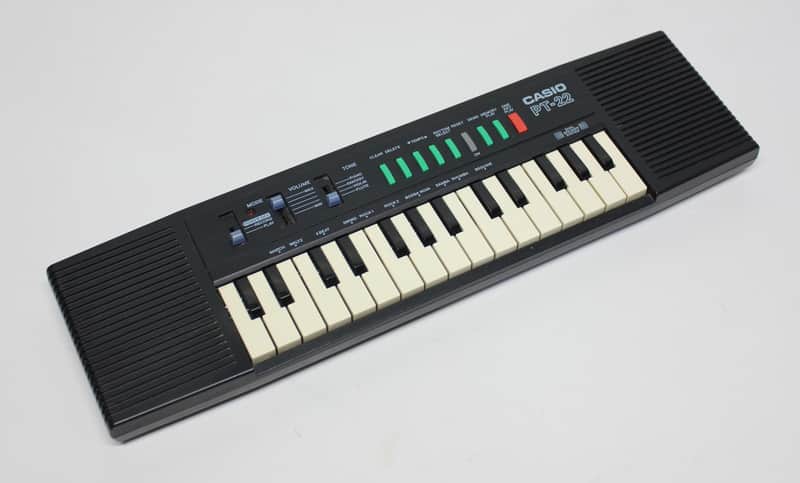 Vintage Casio PT 22 PT22 Mini Keyboard Synthesizer image 1