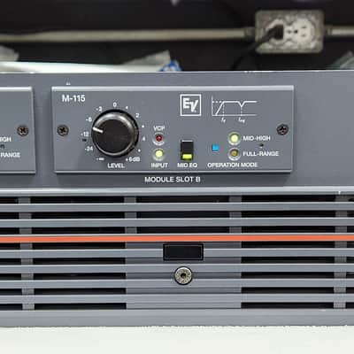 Electro Voice P1202 Power Amplifier + 2 x M115 Module In good condition Made in Germany image 2