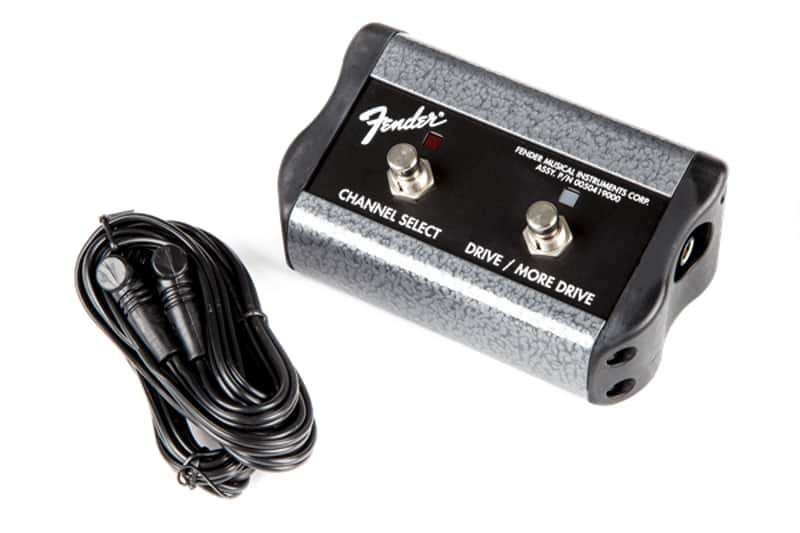 Fender 2-Button 3-Function Amplifier Footswitch w/ Cable, Channel-Gain-More Gain image 1