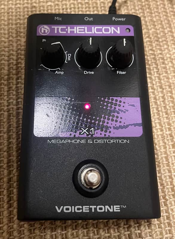 TC Helicon VoiceTone X1 Megaphone and Distortion Vocal FX image 1