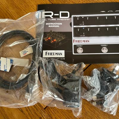 Friedman IR-D Dual Tube Preamp Limited Edition - Reverb Exclusive 2024 - Silver / Red with Signature image 3