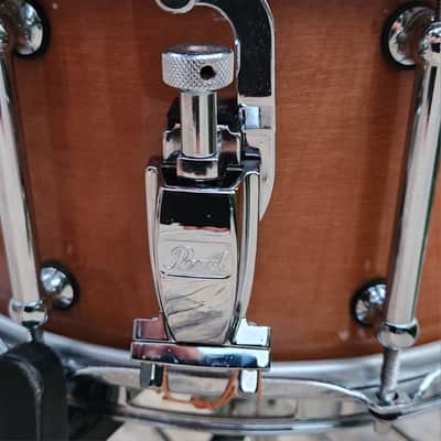 STUDIO SALE! Pearl Limited Edition Exotic Series Kapur Wood Snare 14"×6.5" 2013 image 9