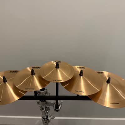 Paiste 5pc 2002 Cup Chime Cymbal Set (#1, 2, 4, 6, 7) with tree holder image 3